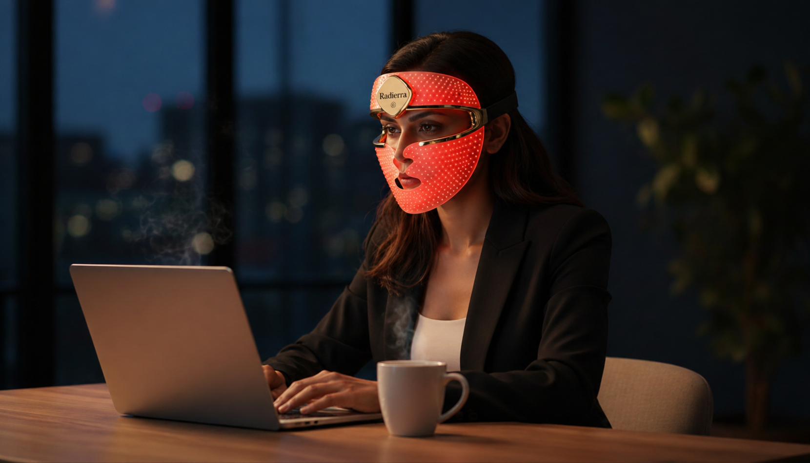 Wearing mask while working